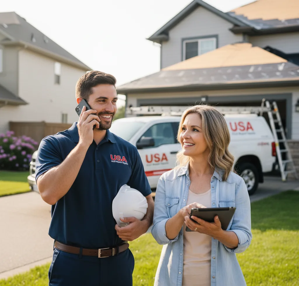 USA Roof Repair Experts customer support in Tomahawk